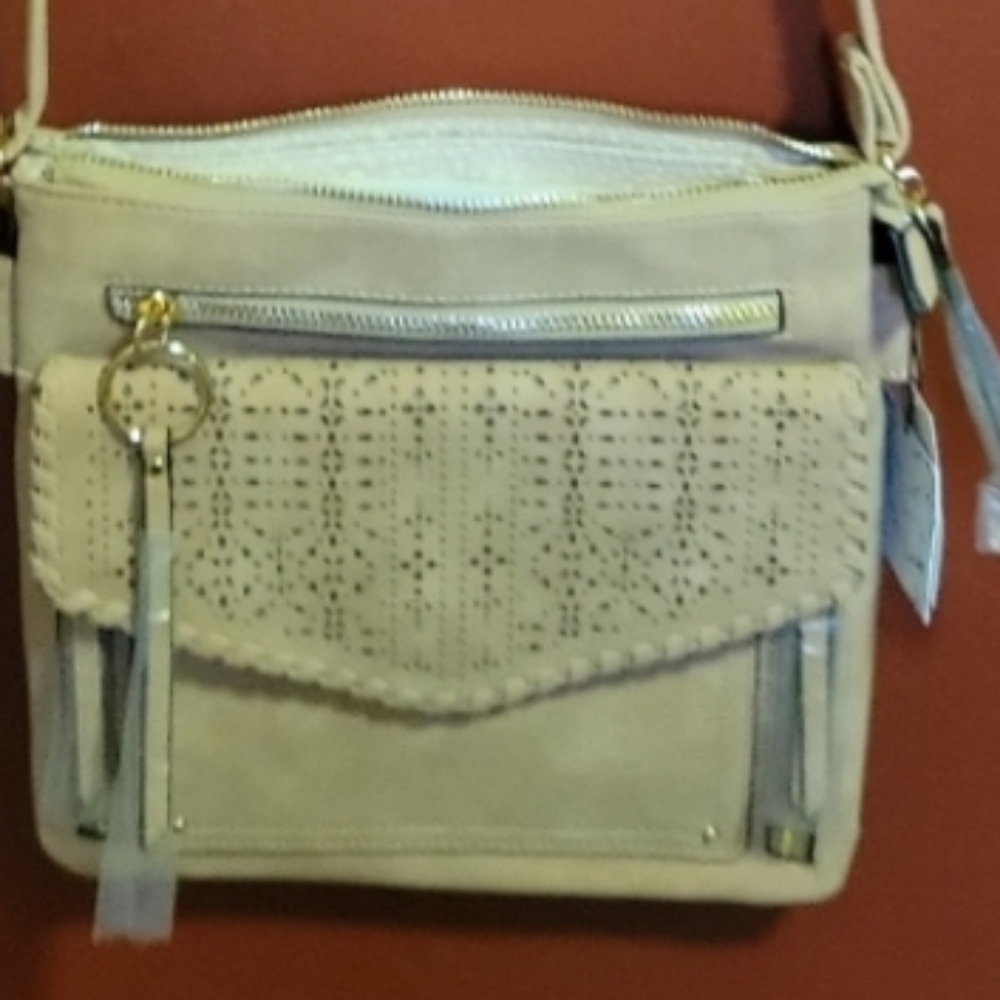 NYC Natural Style Over The Shoulder Handbag - Picture 4 of 13